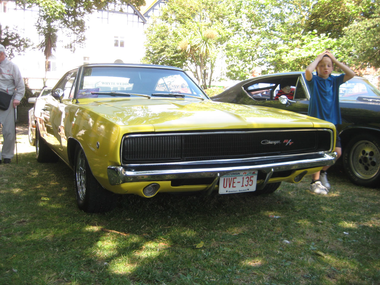 Yellow Dodge Charger R/T